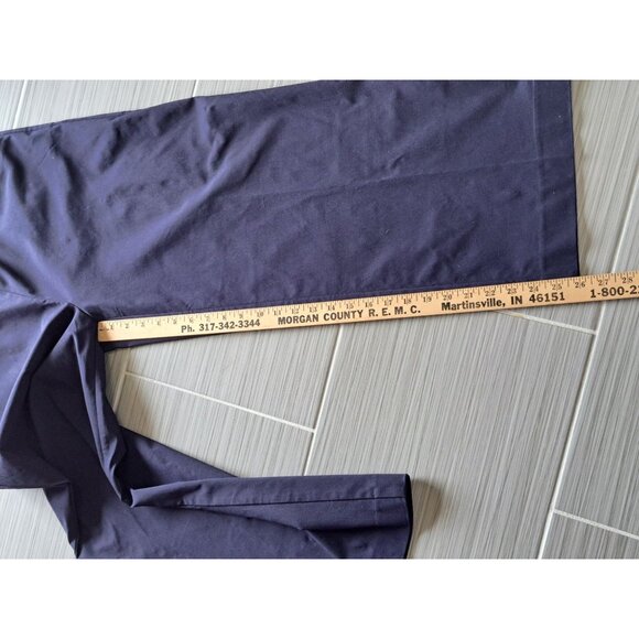 Chico's Women's Size 2.5R 14 Navy Wide-Leg Dress Pants Pull On Pockets Office - Picture 7 of 10